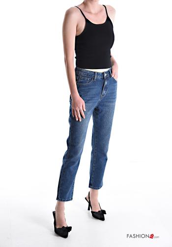 Jeans aus Baumwolle mit Taschen - ph 5