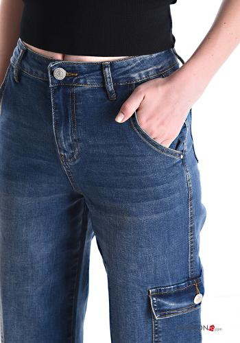 Jeans in Cotone con tasche - ph 4