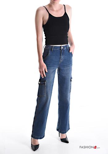 Jeans in Cotone con tasche - ph 5