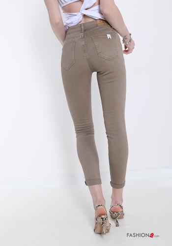 Jeans aus Baumwolle mit Taschen - ph 2