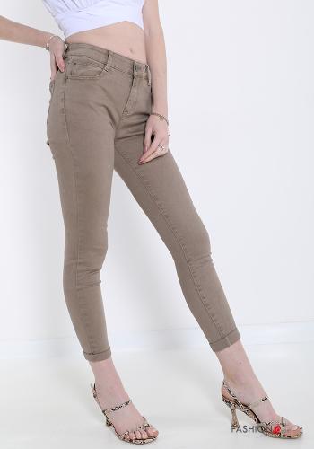 Jeans aus Baumwolle mit Taschen - ph 3