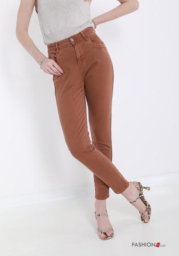 Cotton Jeans with studs