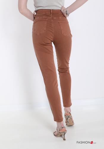 Jeans aus Baumwolle mit Nieten - ph 2