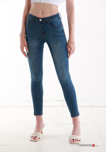 Cotton Jeans with pockets