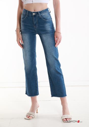 Jeans in Cotone con tasche