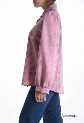 Chemise manches longues à collet à boutons - ph 3