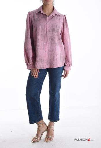 Chemise manches longues à collet à boutons - ph 5