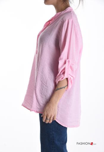 Blusa con bottoni maniche a tre quarti - ph 3
