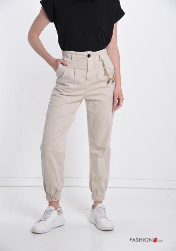 Hose aus Baumwolle mit Taschen - ph 1