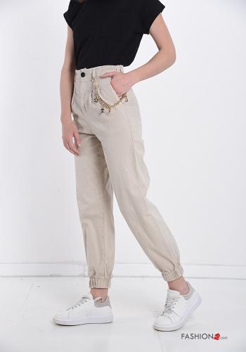 Hose aus Baumwolle mit Taschen - ph 3