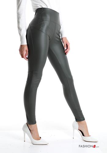 faux leather Leggings - ph 3