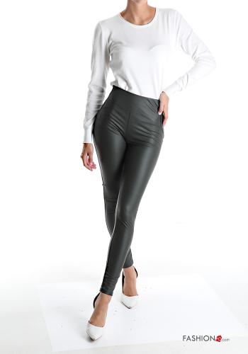 faux leather Leggings - ph 5