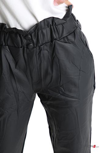 Kunstleder Hose mit Taschen - ph 4