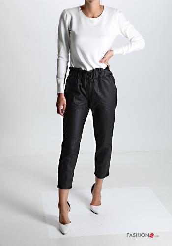 Kunstleder Hose mit Taschen - ph 5