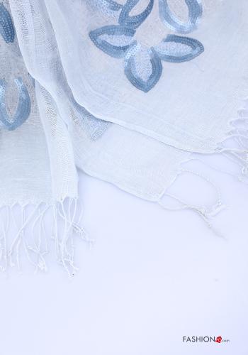 Floral Linen Shawl - ph 3