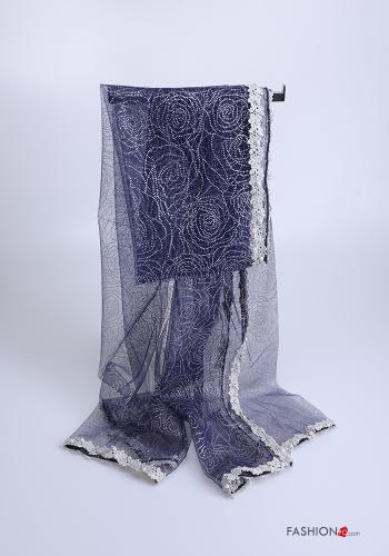 Spitze- Stola mit Strasssteinen