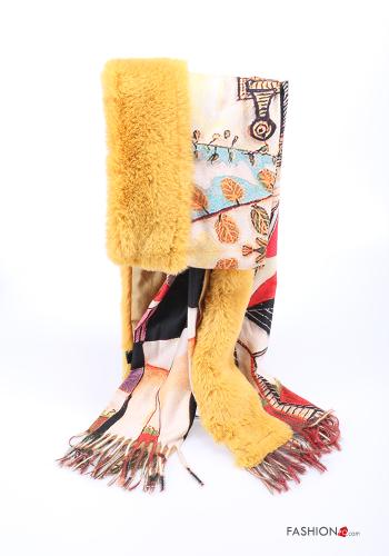 Sciarpa Fantasia artistica con frange