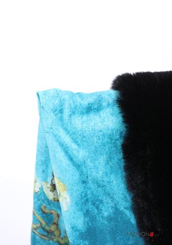 Sciarpa Fantasia astratta con frange - ph 2