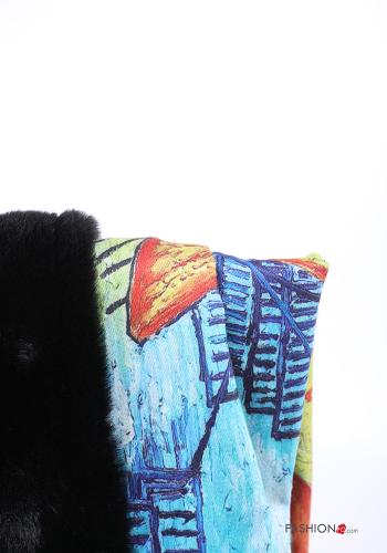 Creative print Scarf with fringe - ph 2