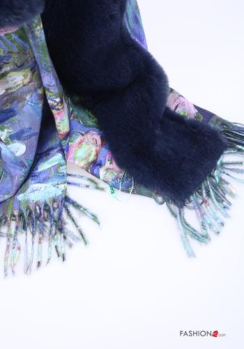 Creative print Scarf with fringe - ph 3