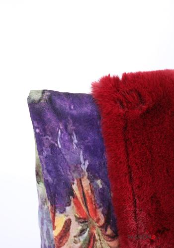 Creative print Scarf with fringe - ph 2