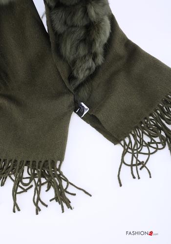 Wool Shawl with fringe - ph 3