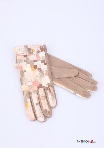 Conjunto de 12 pares Guantes Estampado Geométrico - ph 4