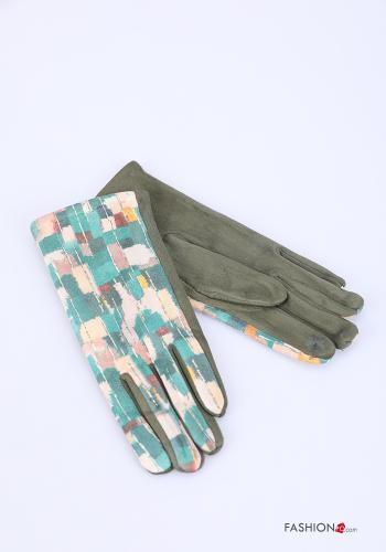 Conjunto de 12 pares Guantes Estampado Geométrico - ph 5