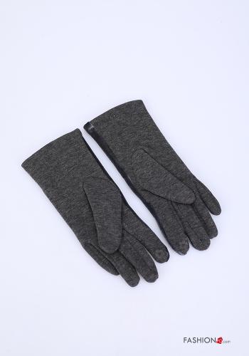 Conjunto de 12 pares Guantes de Terciopelo con brillantes - ph 2
