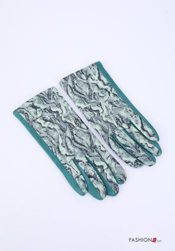 Set mit 12 Paar Tiermuster Handschuhe - ph 1