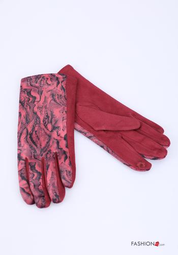 Set mit 12 Paar Tiermuster Handschuhe - ph 4