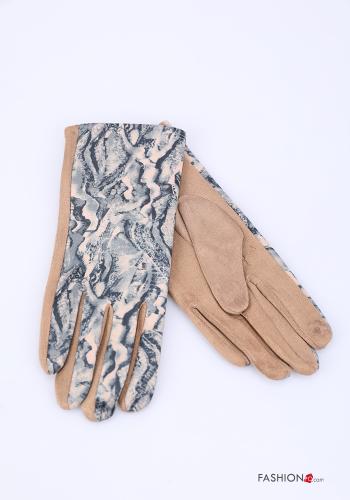 Set mit 12 Paar Tiermuster Handschuhe - ph 6