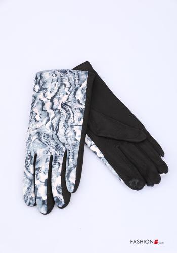 Set mit 12 Paar Tiermuster Handschuhe - ph 7