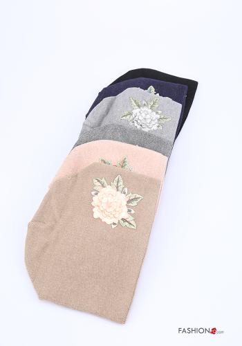 Set 24 pezzi Cappellino in Misto Lana Fantasia ricamata