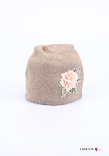 Pack de 24 piezas gorra de Mezcla de Lana Patrón bordado - ph 2