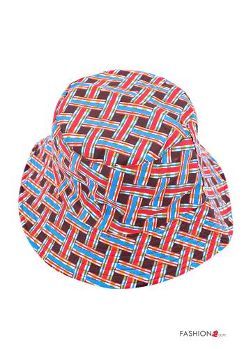 Cappello in Cotone Fantasia geometrica