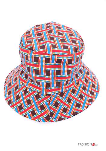 Cappello in Cotone Fantasia geometrica - ph 2