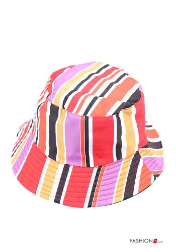 Cappello in Cotone Fantasia righe - ph 1