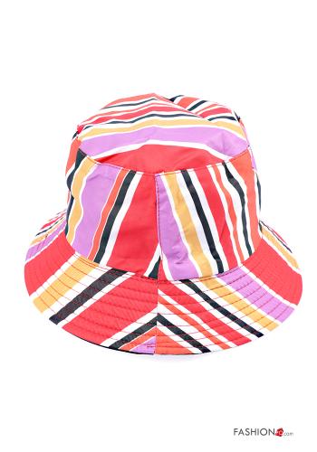 Cappello in Cotone Fantasia righe - ph 2