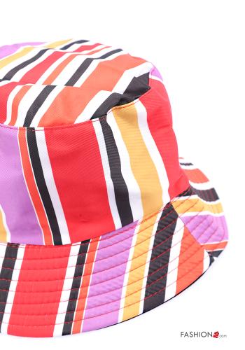 Cappello in Cotone Fantasia righe - ph 3
