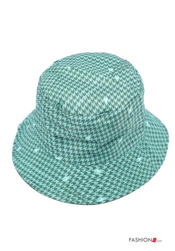 Cappello in Cotone Fantasia pied de poule