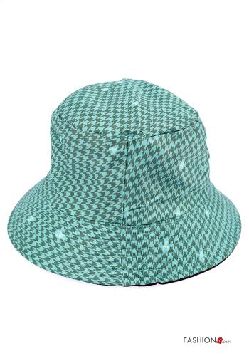 Houndstooth Cotton Hat - ph 2