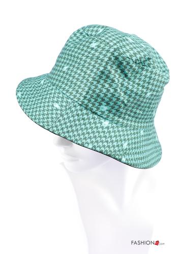 Houndstooth Cotton Hat - ph 4