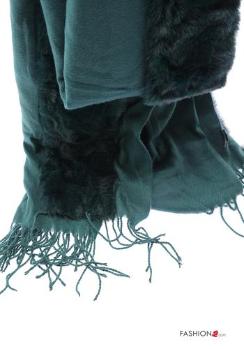 Sciarpa pelliccia sintetica con frange - ph 3