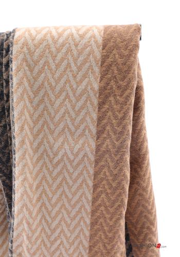 Sciarpa Fantasia chevron con frange - ph 2
