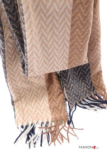 Sciarpa Fantasia chevron con frange - ph 3