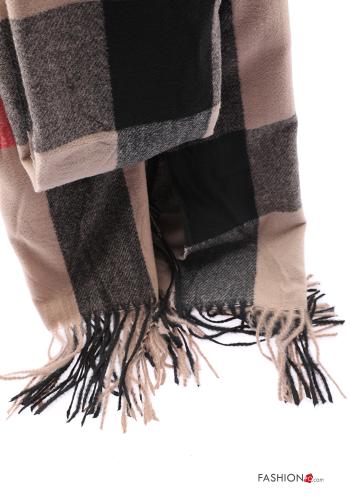 Bufanda Estampado Vichy con flecos - ph 3