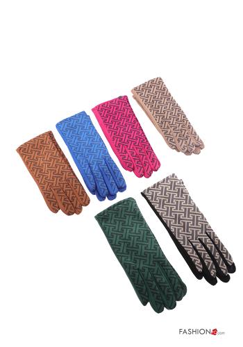 Set 12 pairs Geometric pattern Gloves