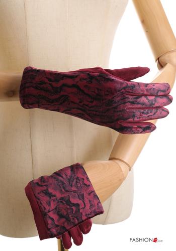 Set mit 12 Paar Tiermuster Handschuhe - ph 2
