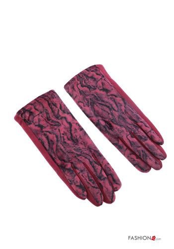 Set mit 12 Paar Tiermuster Handschuhe - ph 3